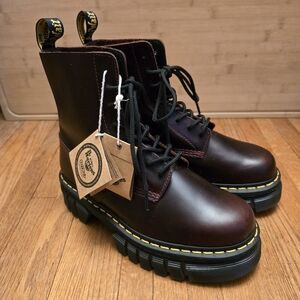 Dr. Martens Audrick Leather Lace-Up Boots UK 7 / US Ladies 9
